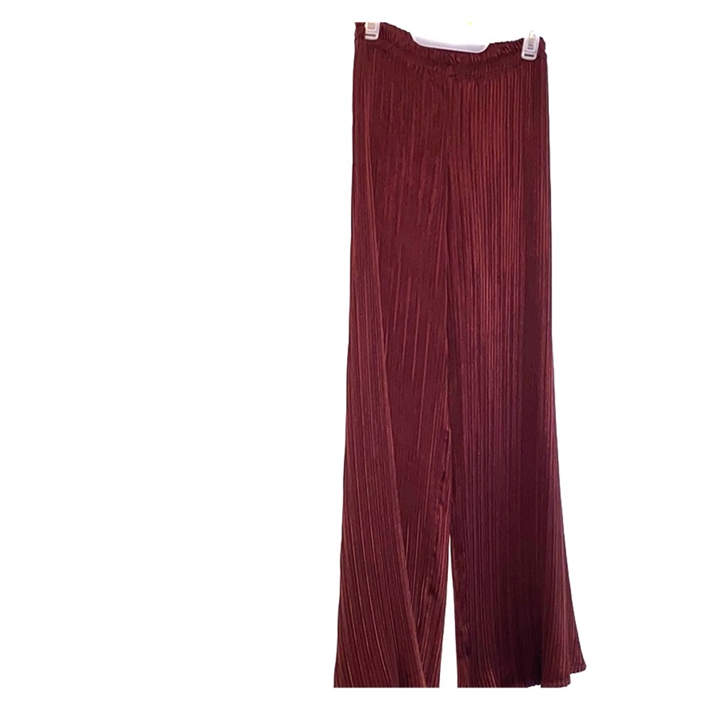 Vintage Lesley George London chiffon pleated pants